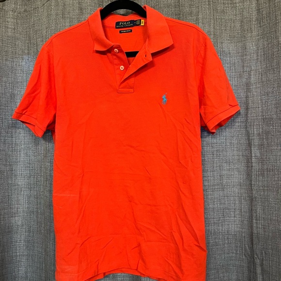 Polo Ralph Lauren Other - Polo Ralph Lauren Men’s Orange Polo Shirt. Custom Slim Fit Medium
